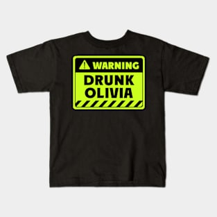 drunk Olivia Kids T-Shirt